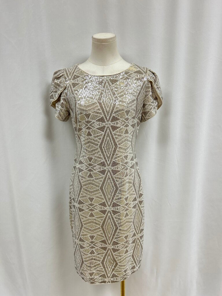 Frank Lyman Gold Sequin Dress NWT