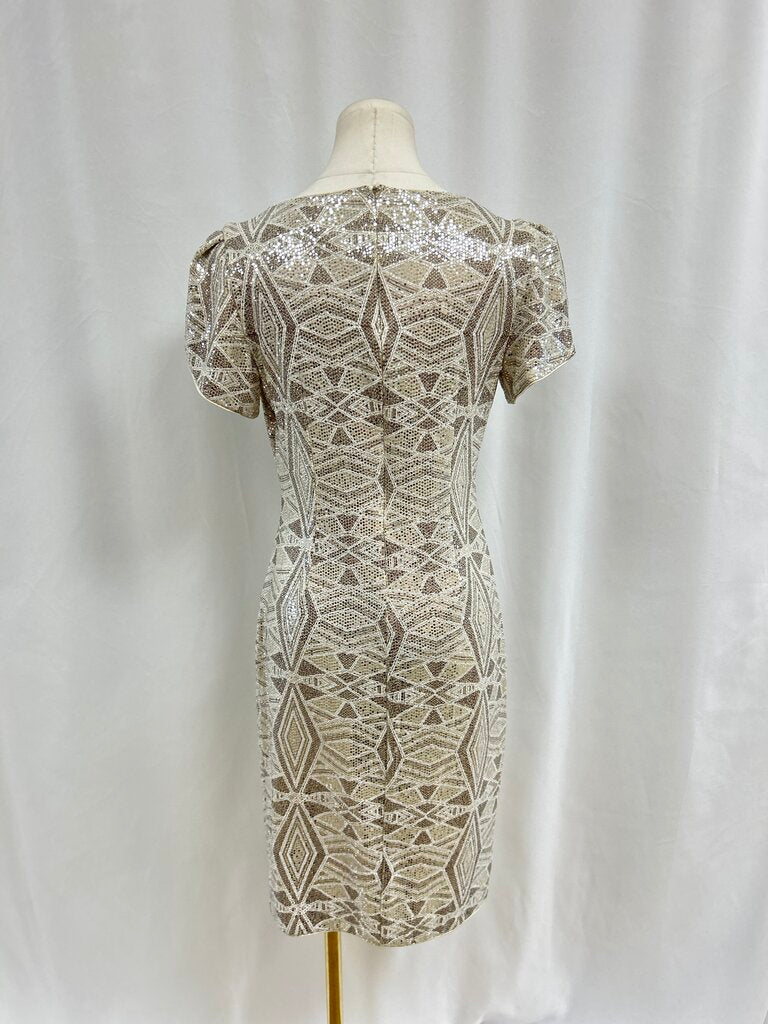 Frank Lyman Gold Sequin Dress NWT