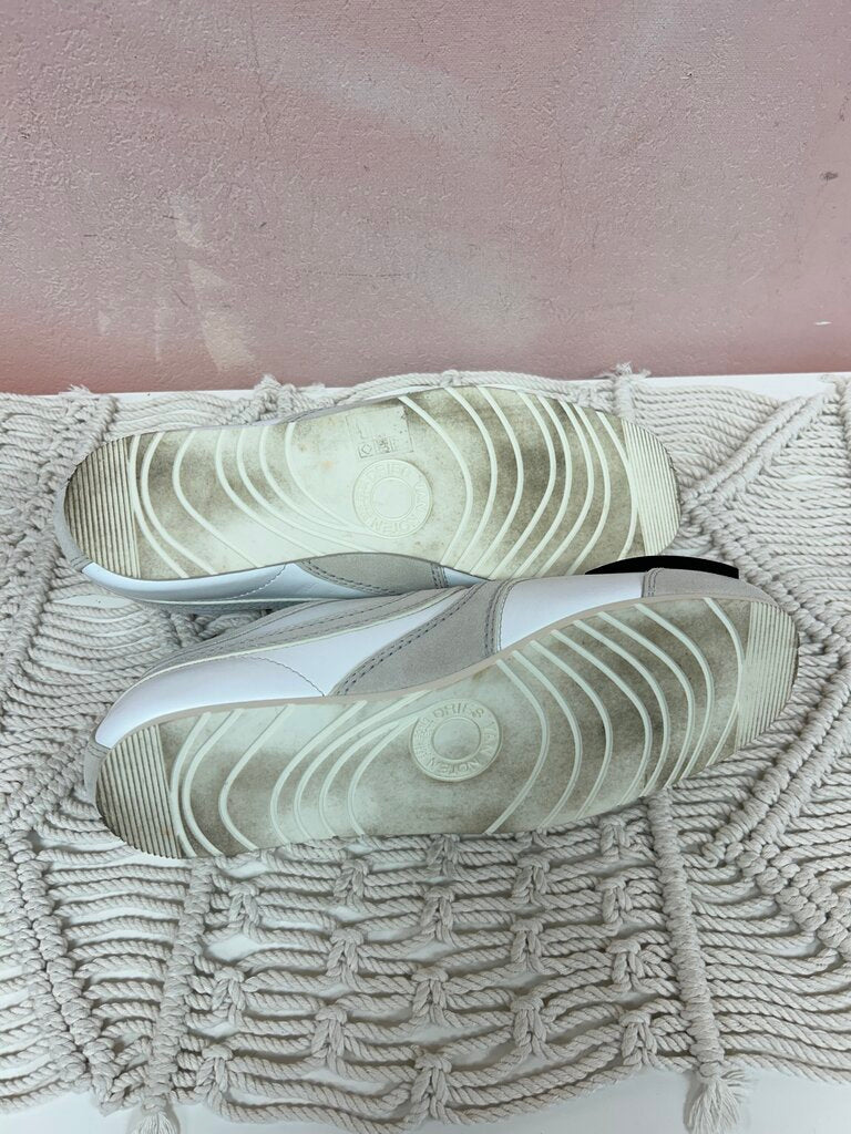 Dries Van Noten White/Beige Leather Sneakers