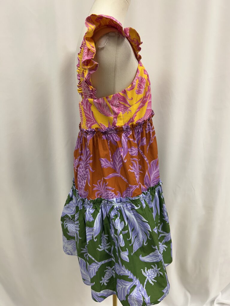 Farm Rio Mixed Tropical Swing Mini Dress