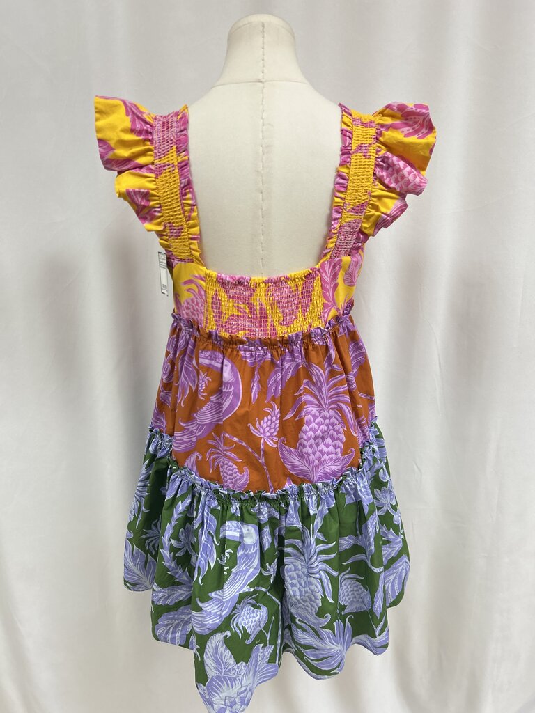 Farm Rio Mixed Tropical Swing Mini Dress