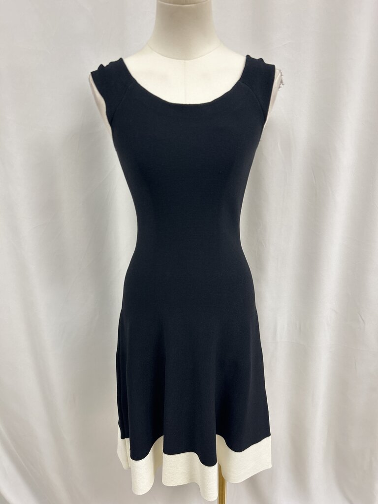 Eliza J Black Fit and Flare Dress