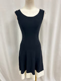Eliza J Black Fit and Flare Dress