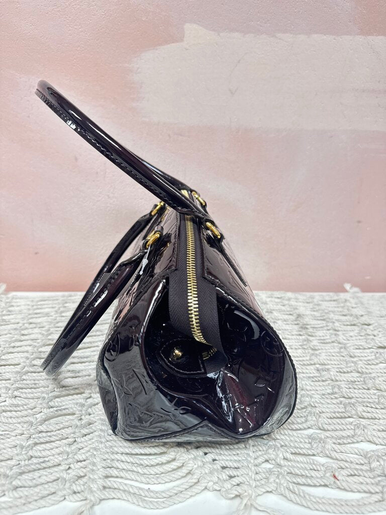 Louis Vuitton Burgundy Vernis Sherwood Bag '10