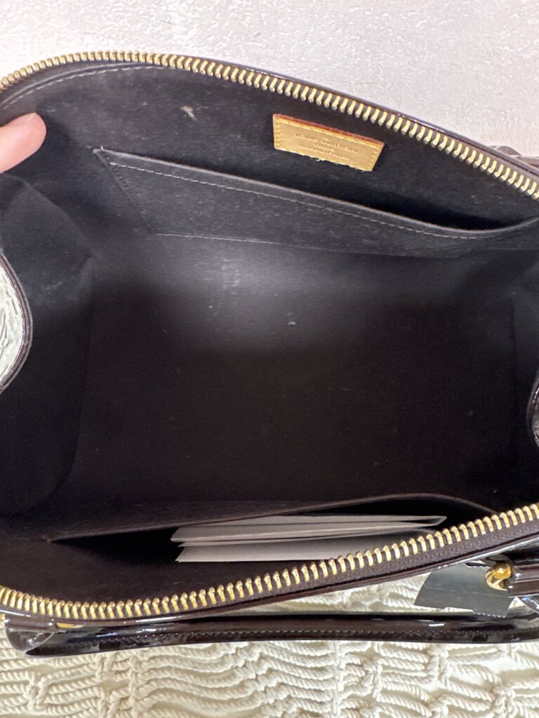 Louis Vuitton Burgundy Vernis Sherwood Bag '10