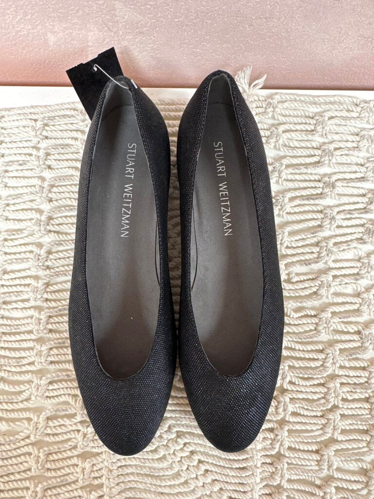 Stuart Weitzman Black Flats w/Box