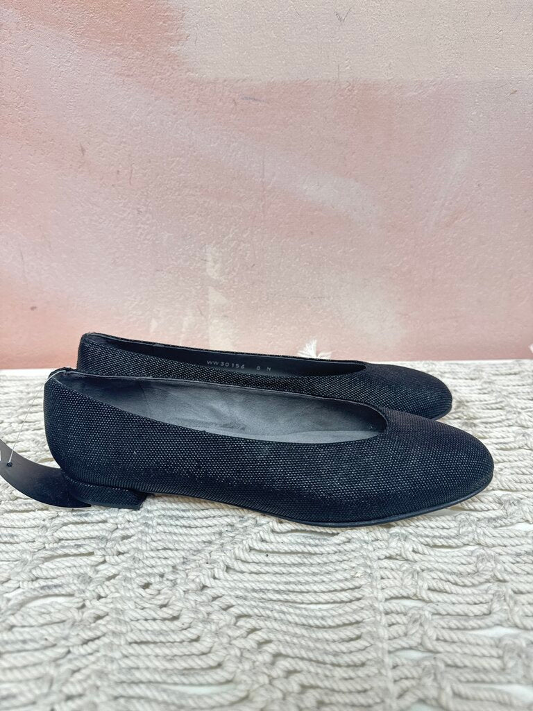 Stuart Weitzman Black Flats w/Box