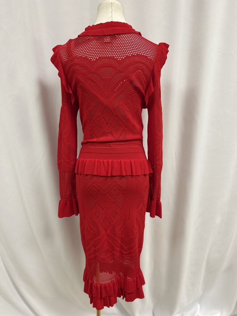 Alexis Red Knit Dress