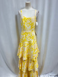 Mestiza Yellow Floral Gown NWT