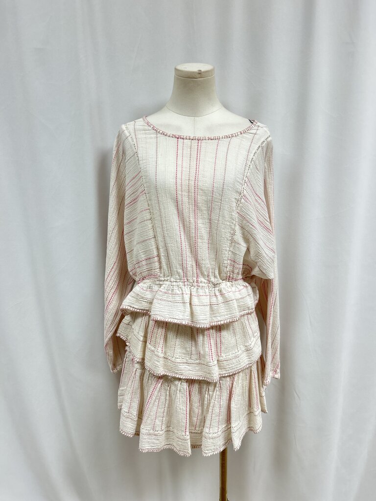 LoveShackFancy Pink Gauze Two Piece Set