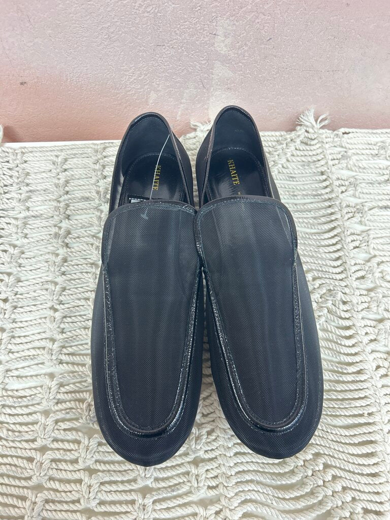 Khaite Black Mesh Loafer
