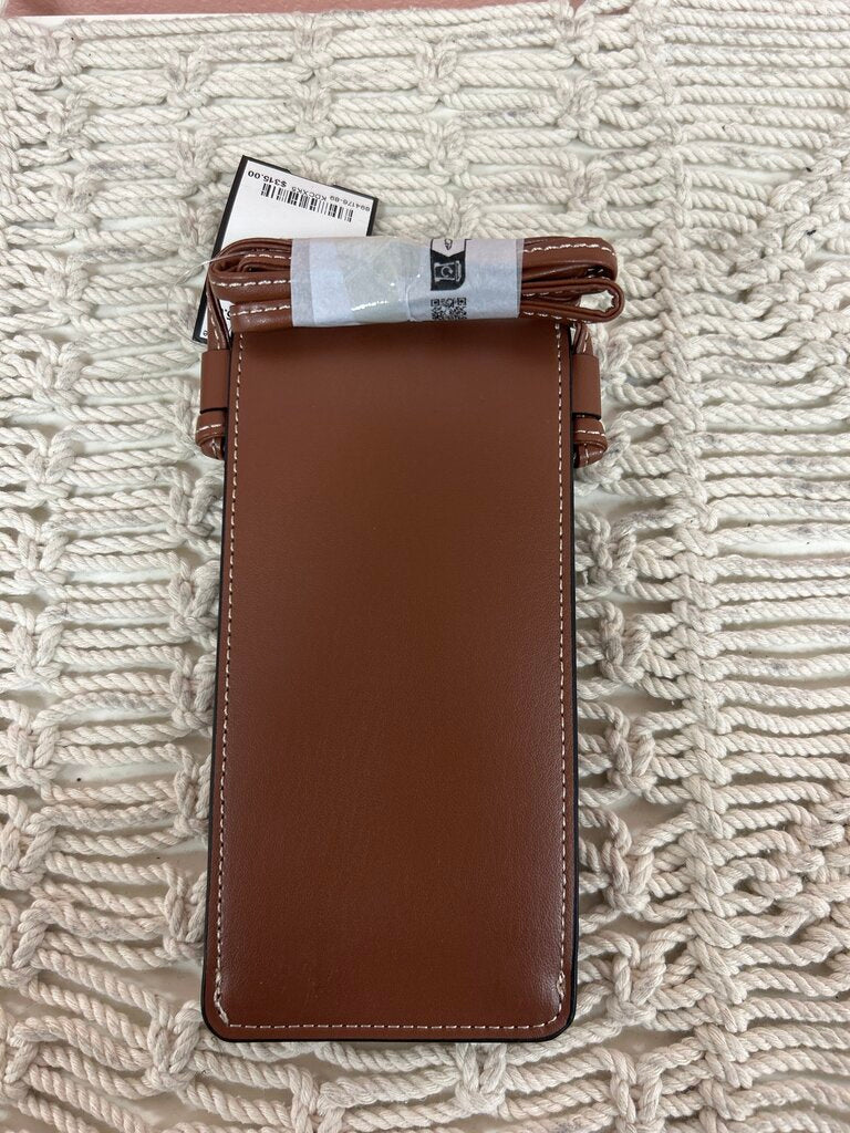 Celine Brown Leather Phone Case w/ Box