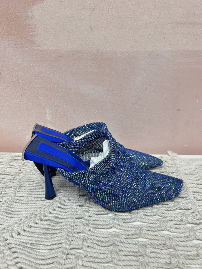 Benedetta Bruzziches Blue Crystal Heels w/Box