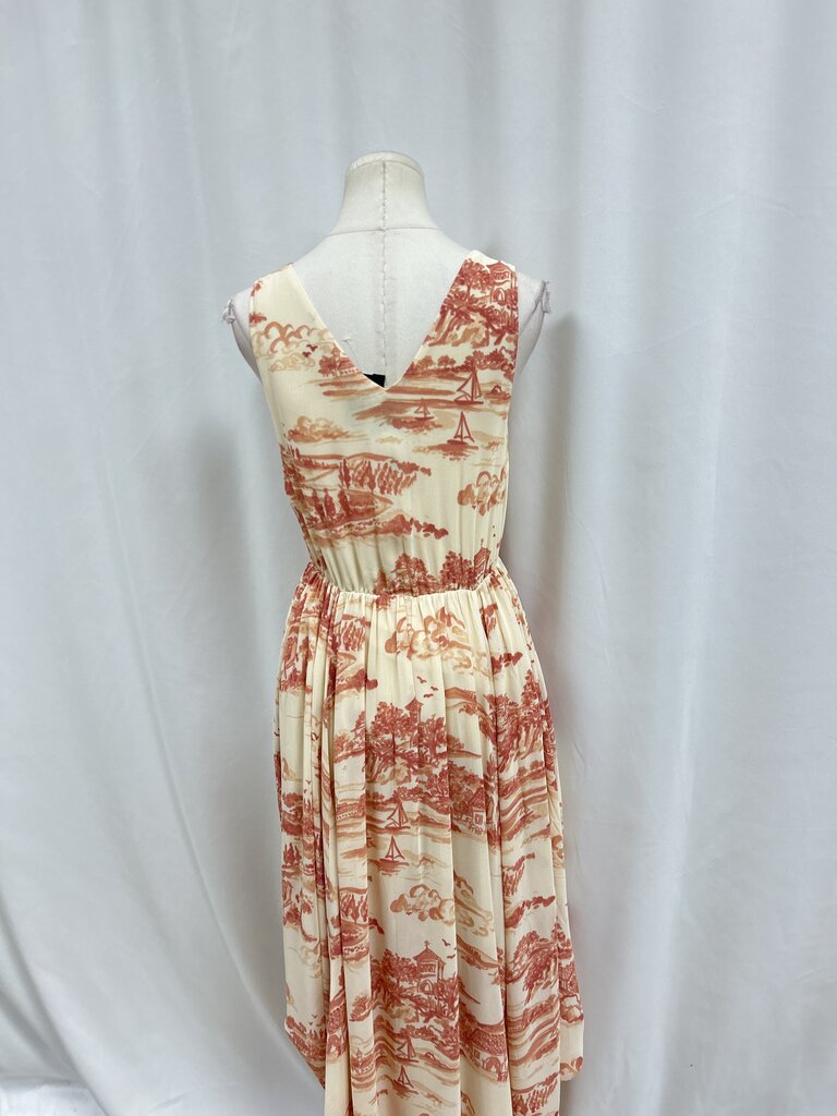 Reformation Beige Toile Dress NWT