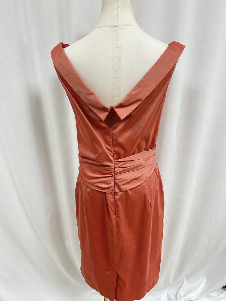 Max Mara Salmon Ruched Dress