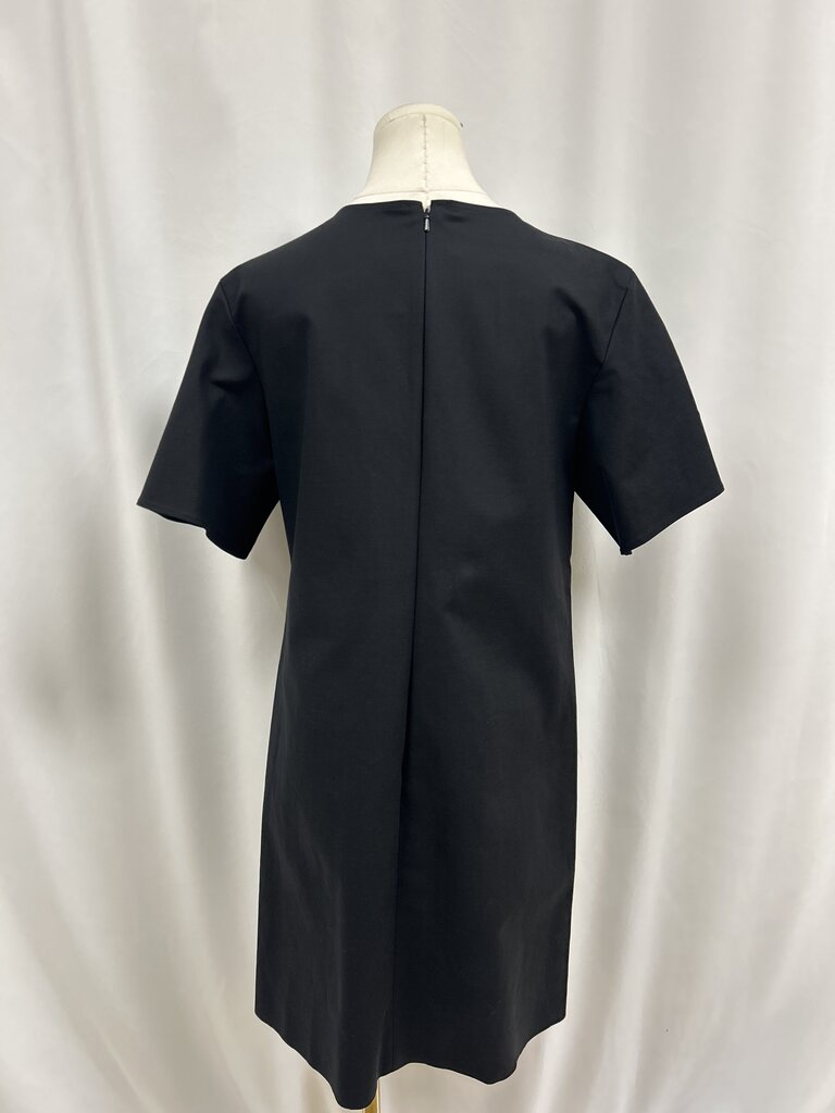 Carolina Herrera Black Bow Front Midi Dress