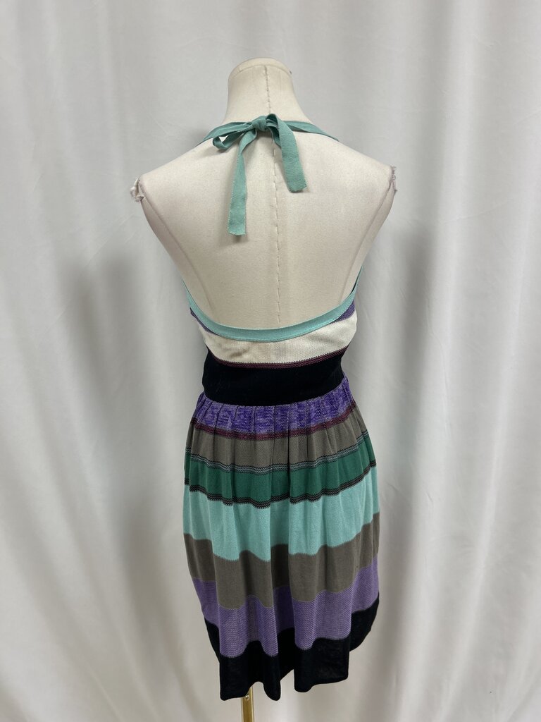 Missoni Black Multi Knit Halter Dress