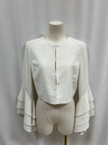 Alice + Olivia Ivory Cropped Jacket