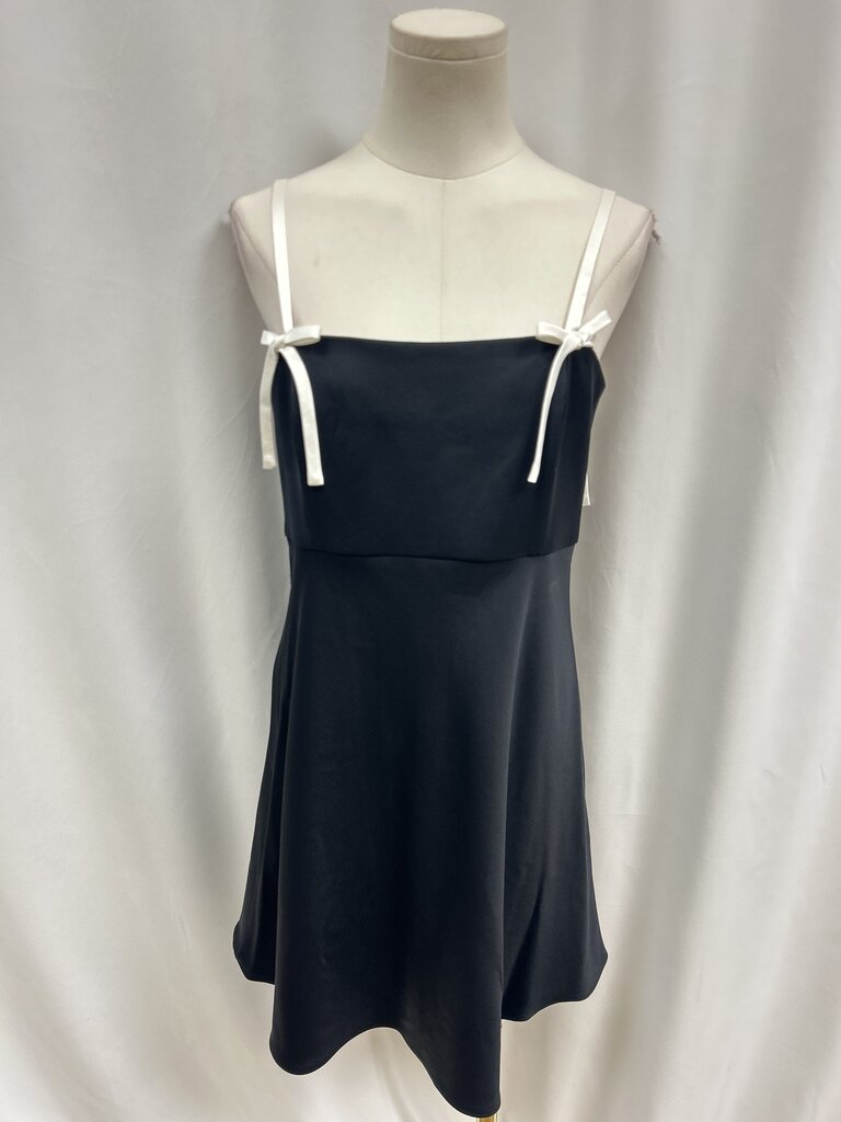 Alice + Olivia Black Slip Dress