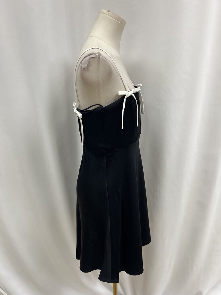 Alice + Olivia Black Slip Dress