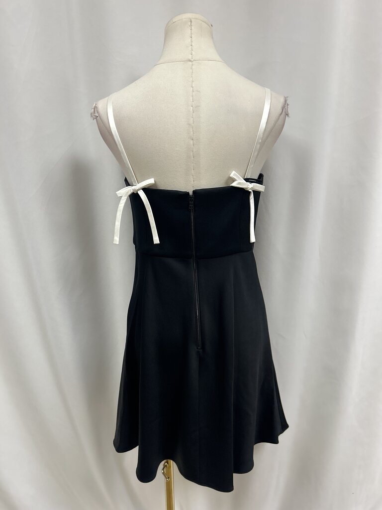 Alice + Olivia Black Slip Dress