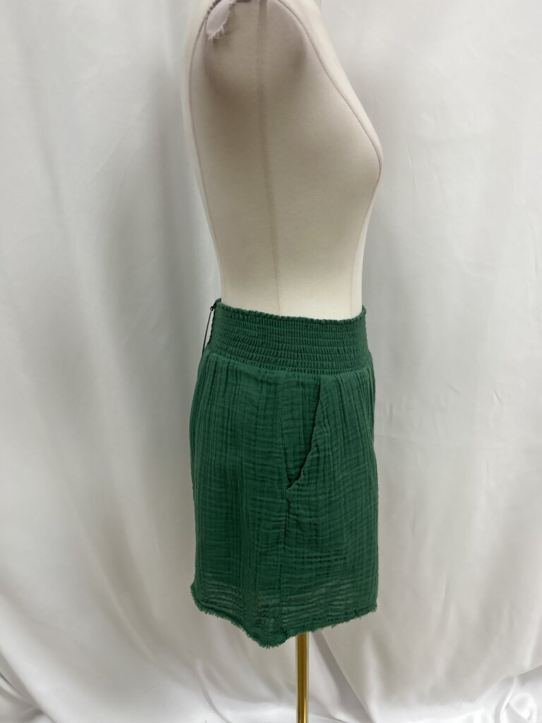 Michael Stars Green Gauze Shorts NWT