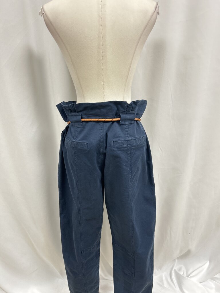 Veronica Beard Blue Belted Chino