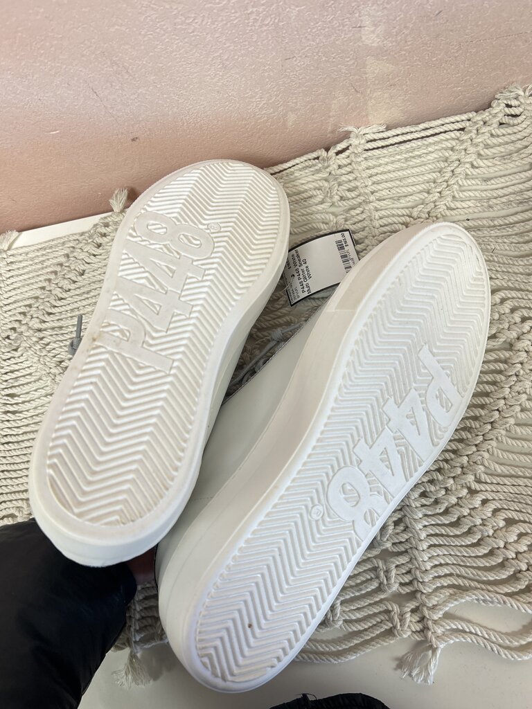 P448 White Multi Glitter Sneaker