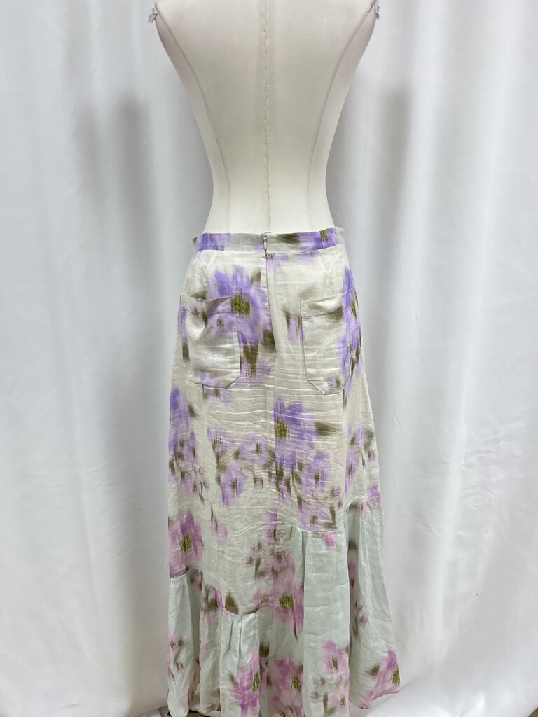 Dorothee Schumacher Lavendar Floral Maxi Skirt