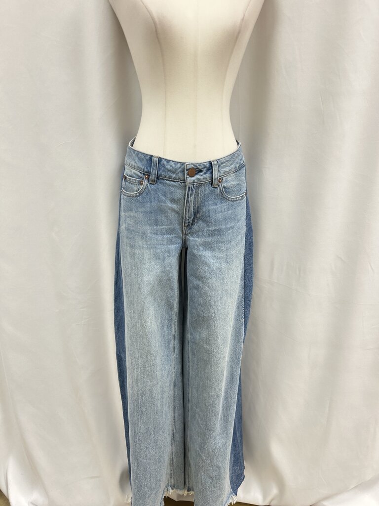 Alice + Olivia Two Tone Jean