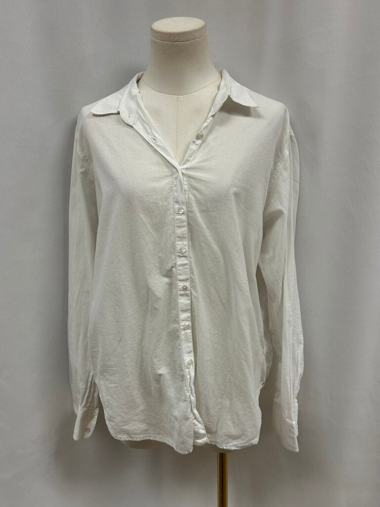 Xirena White Button Up Top