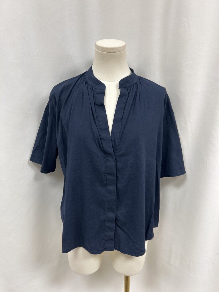 Vince Navy Button Up