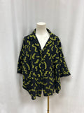 Dress to Kill Black and Lime Button up