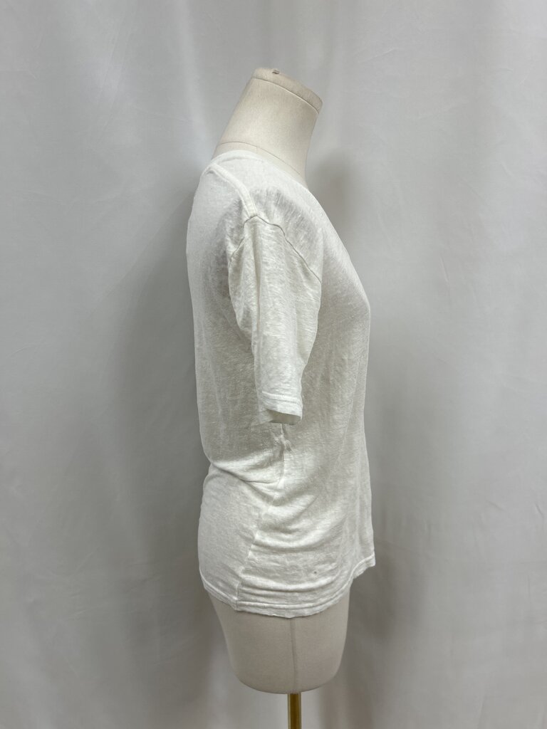 Isabel Marant White V-Neck Tee