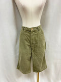 Comme des Garcons Olive Corduroy Bermuda Shorts