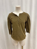 Free People Olive Tee NWT
