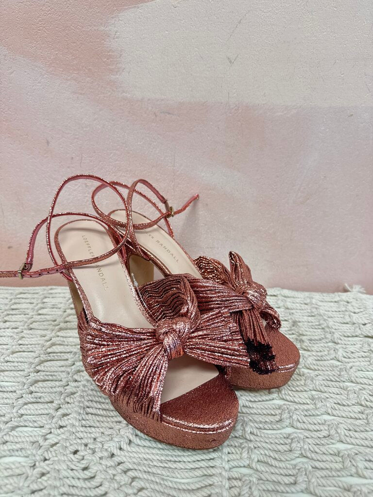 Loeffler Randall Rose Gold Platform Pump