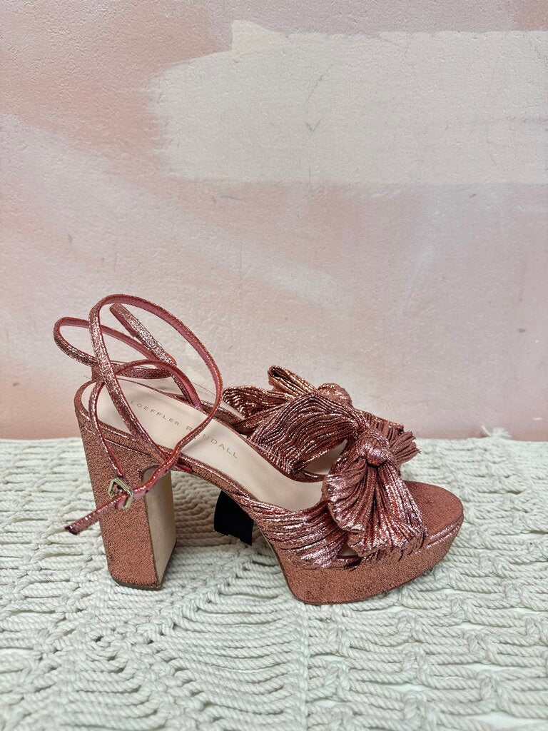 Loeffler Randall Rose Gold Platform Pump