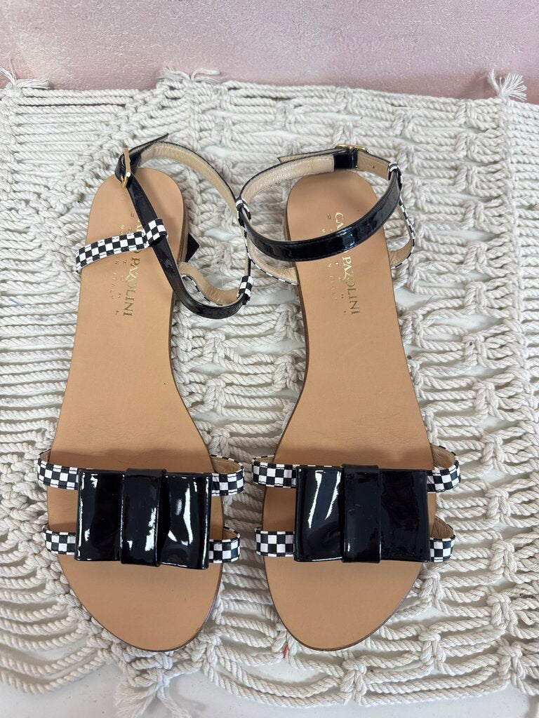 Carlo Pazolini Black and White Sandals