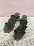rag & bone Olive Rope Lace Up Sandal NWT w/Box
