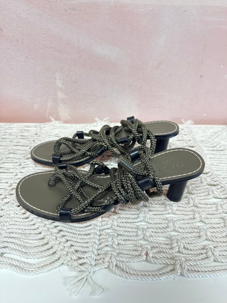 rag & bone Olive Rope Lace Up Sandal NWT w/Box