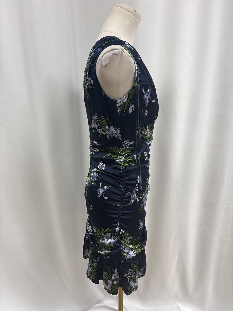 Veronica Beard Floral Rouched Dress