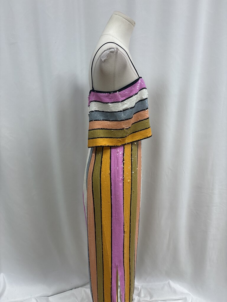 Veronica Beard Sequin Striped Dress