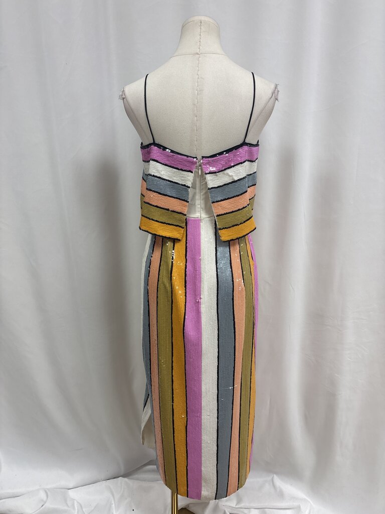 Veronica Beard Sequin Striped Dress