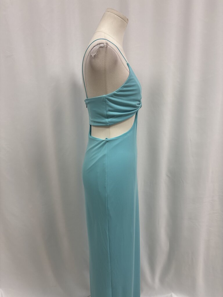 Alice + Olivia Blue Cut-Out Dress