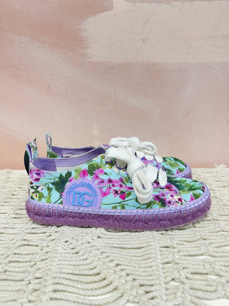 Dolce & Gabbana Floral Espadrille Sneaker