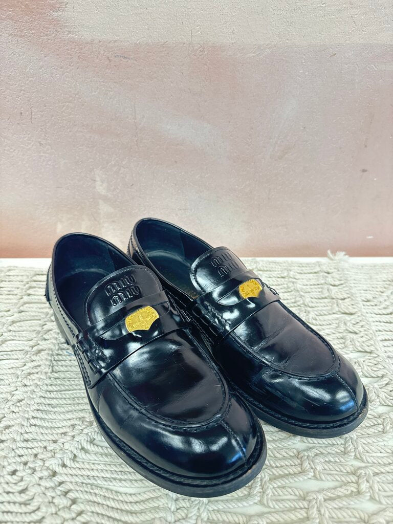 Miu Miu Black Loafer w/Box