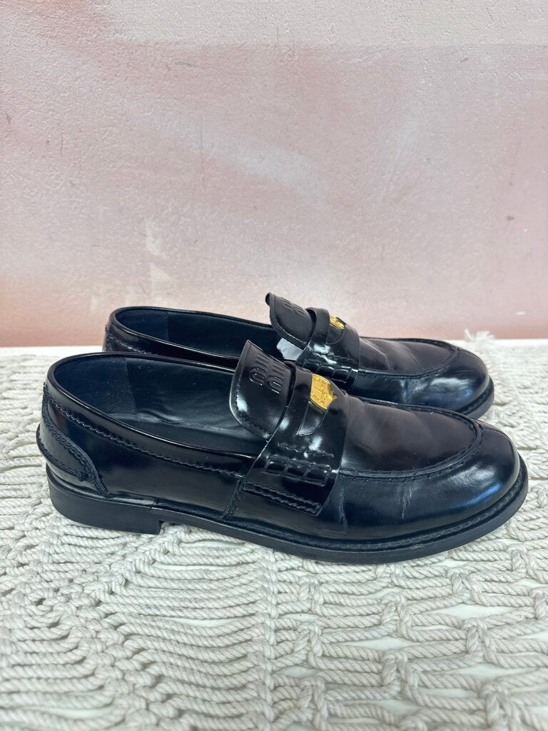 Miu Miu Black Loafer w/Box