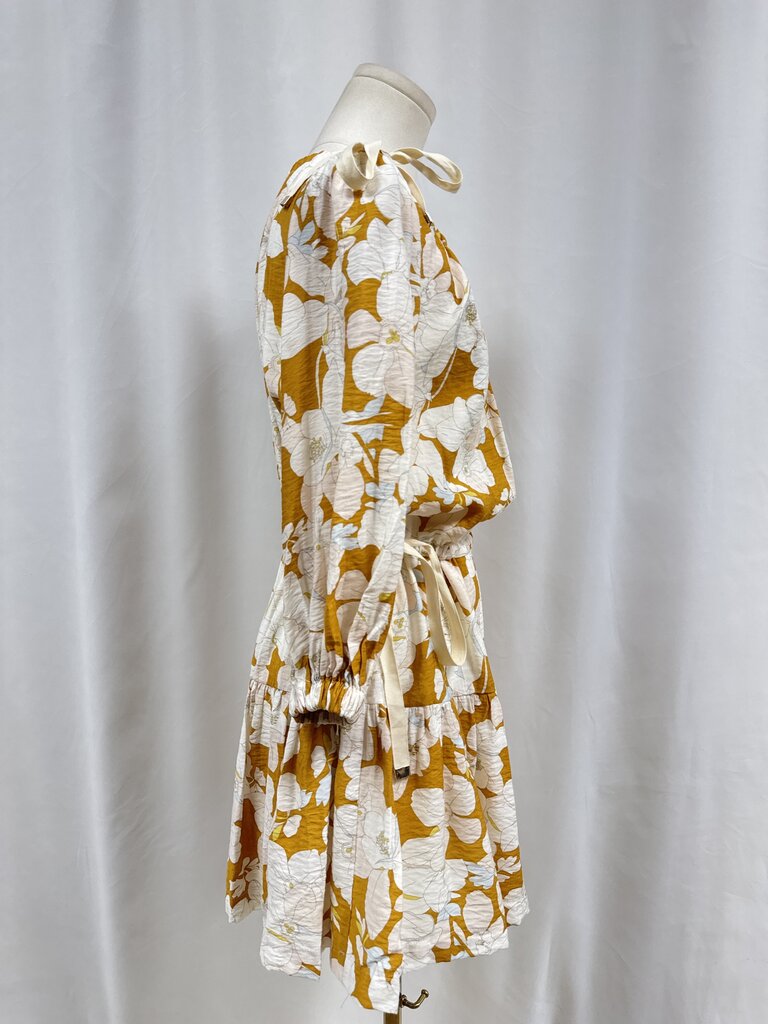 Mon Renn Plale Pink Floral Ddress