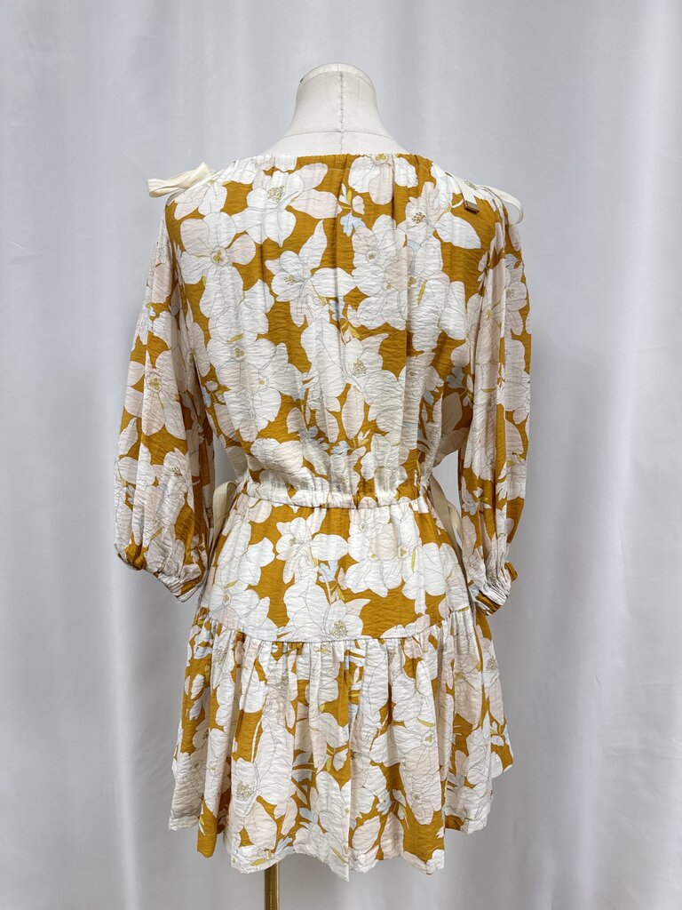 Mon Renn Plale Pink Floral Ddress